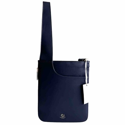 RADLEY Taschen Handtasche dunkelblau Leder Umhängetasche mittel verstellbarer Riemen