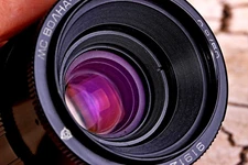 Volna 9 50 mm f/2.8 Macro lens Tessar Copy SLR lens Praktica Zenit