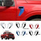 1Pair Front Fender Side Vent Decor Cover Trim For Ford F-150 2021-22 Accessories