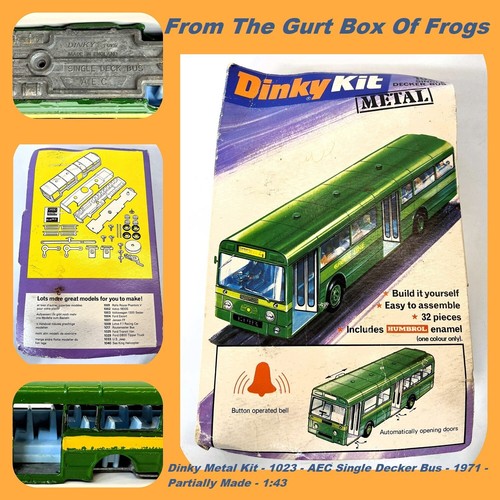 Dinky Metal Kit - 1023 - AEC Single Decker Bus - 1971 - Partially Made - 1:43