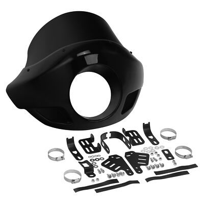 5 3/4'' Cafe Racer Front Headlight Fairing Fit For Harley Touring Sportster Dyna