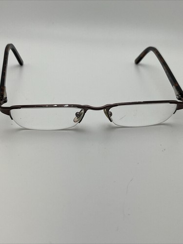 Ray-Ban Marrón Metal Media Borde Anteojos MARCOS SOLO RB6066 2511 50-17-135 - Imagen 4 de 12