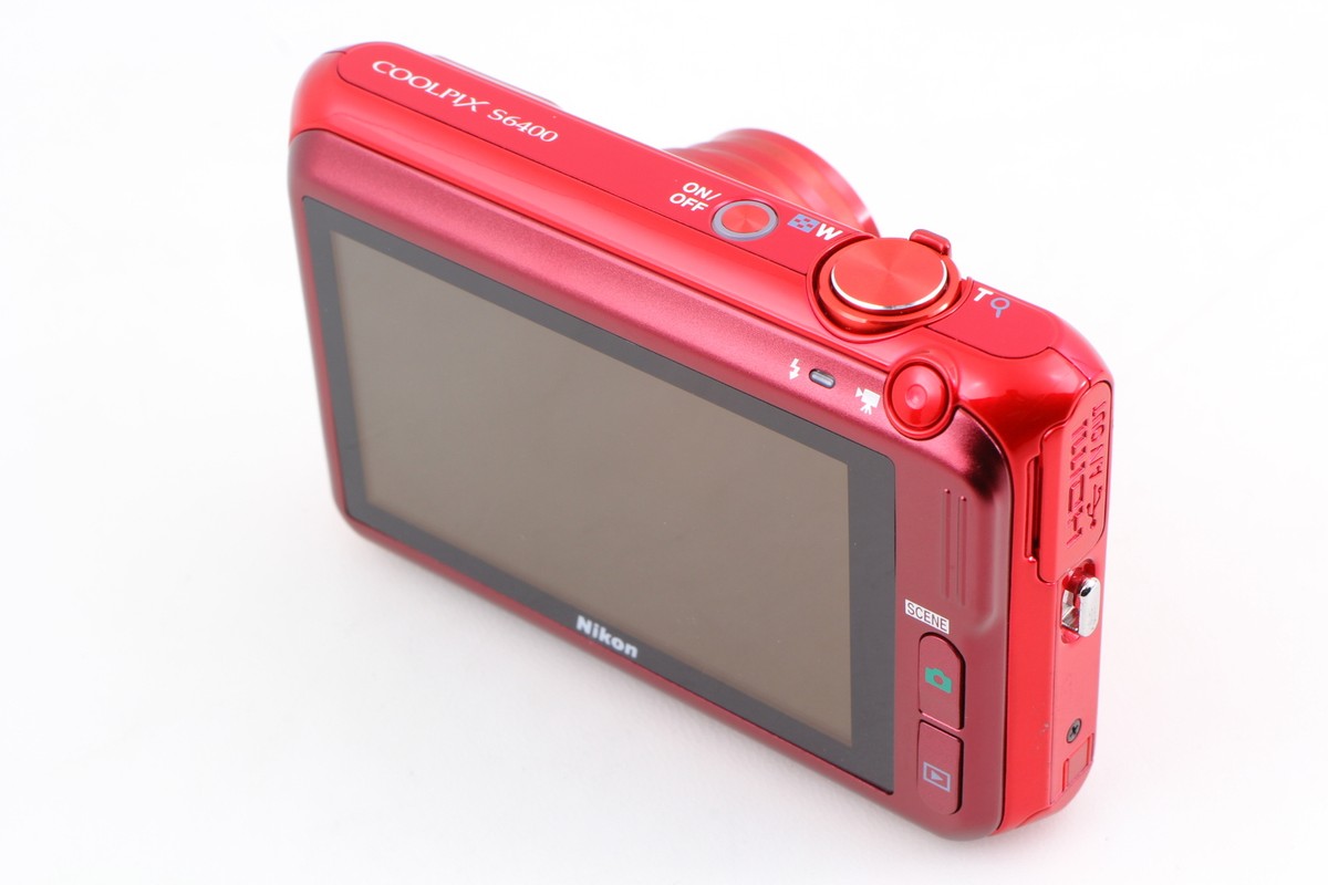 Nikon COOLPIX S6400 レッド Nikon Coolpix S6400 Digital Camera 16.0MP 12x Zoom Lens Red