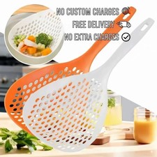 1pc Large Capacity Heat-Resistant Spoon - Durable Kitchen Strainer Tool - NEW
