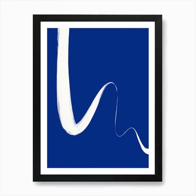 Weiße Welle Nr. 1 Kunstdruck gerahmt Wandbild Poster Leinwanddruck Bild