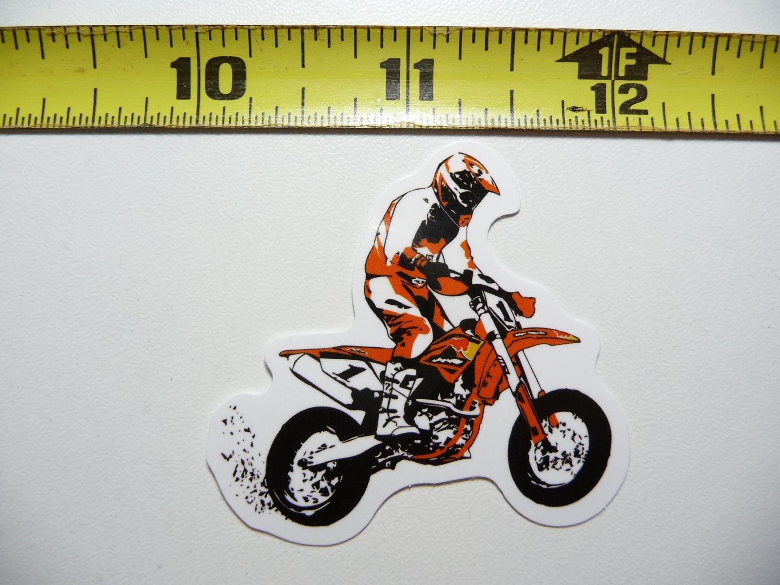 Dirt Bike Motorcycle Sticker Decal for Off-Road Fans and Vets