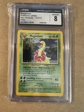 Meganium Neo Genesis 11/111 Holo Pokemon CGC 8 on eBay