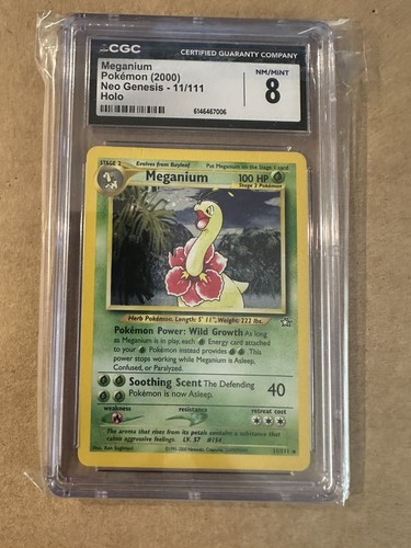 Meganium (Unlimited) graded CGC 8 for sale on eBay