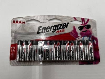 Energizer MAX AAA Batteries (16 Pack), Triple A Alkaline Batteries