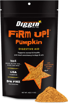   Firm up Pumpkin for Dogs & Cats   Fiber Supplement with Pumpkin & Apple Fiber