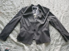 Ann Taylor Women's Gray Fitted Blazer Size M/L