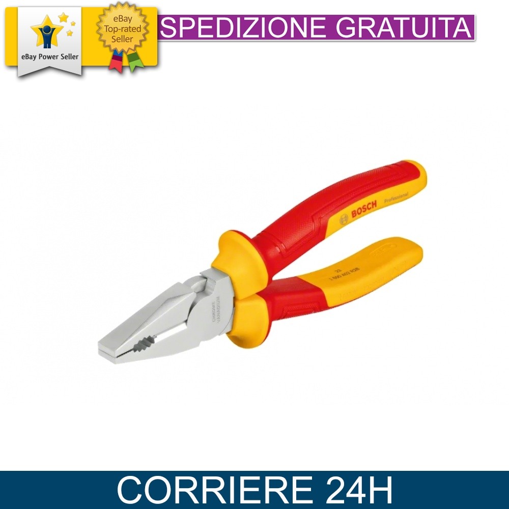 Offerta Bosch Pinza Elettricista VDE 180mm 1600A02NE1 Isolata