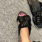 Paul Green MAJESTIC KNOT Sandal, Black Tube Vegan Leather Super Soft 8.5 M — photo 9