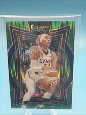 2025 Select WNBA Concourse Dijonai Carrington #68 Green Flash Prizm