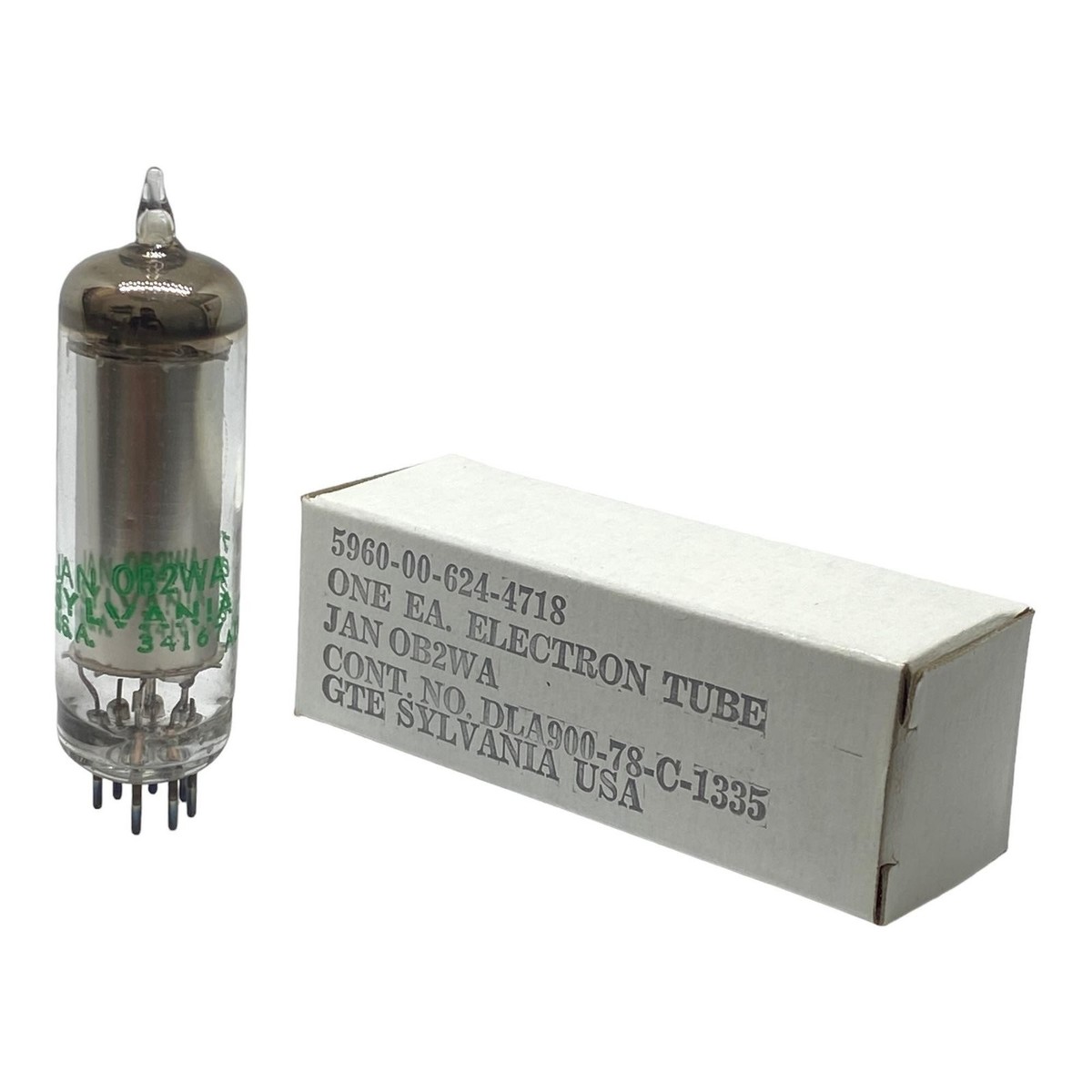 JAN OB2WA Sylvania Electron Vacuum Tube 5960-00-624-4718 | eBay