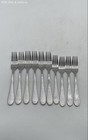 Oneida Hammered Stainless Steel Flatware Lot 27 Piece Assorted Knives Forks — photo 7