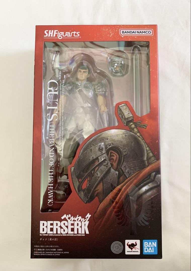 Figura de acción SH Figuarts Berserk Guts The Band of the Hawk NACIONES TAMASHII Nueva