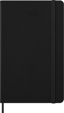 Moleskine Smart Planner 2026, 12-Month Weekly Digital Agenda, Elastic Closure, B