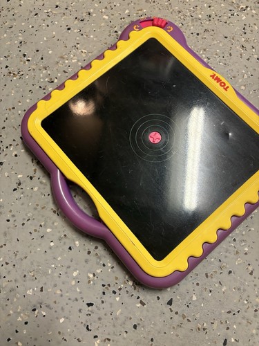 Vintage TOMY Gearation Magnetic Gear Board STEM Toy Board TESTED WORKS Purple - Picture 5 of 12