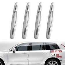 4PCS Car Door Edge Guards,Anti-Scratch Self Adhesive Door Protector Trim White