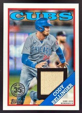 2023 Topps Cody Bellinger 1988 Baseball 35th Anniv Relics #88R-CB MEM Cubs
