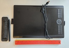GAOMON M10K Pro Graphics Drawing Tablet Battery-Free Pen Stylus USB 10x6.25