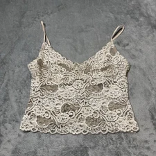 Bebe Y2K Vintage Brown Women Camisole Top Size M Goth Whimsigoth Grunge Emo