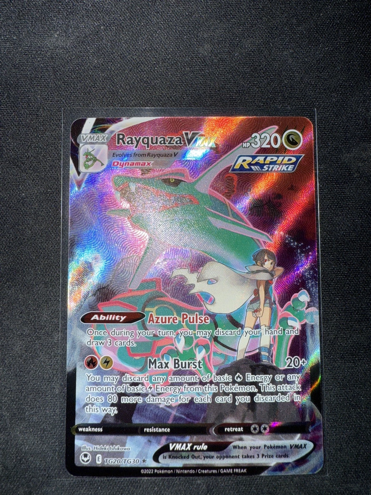 Rayquaza VMAX - Silver Tempest Trainer Gallery #TG20 Price & Value