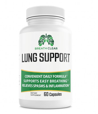 Breath Clear Lung Support Dietary Supplement 60 Capsules