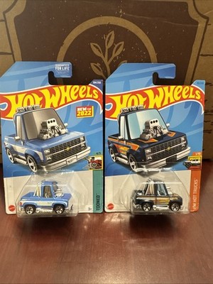 (2) Hotwheels Tooned 83 Chevy Silverado Read Description
