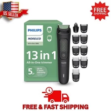 Norelco Philips All-in-One 3000 Series 13 in 1 Trimmer, Beard Styler & Men's Hai