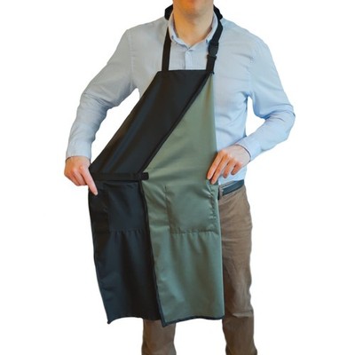 Waterproof Apron For Men and Women  2 Pockets  35'' Long Multi Purpose Work Apr