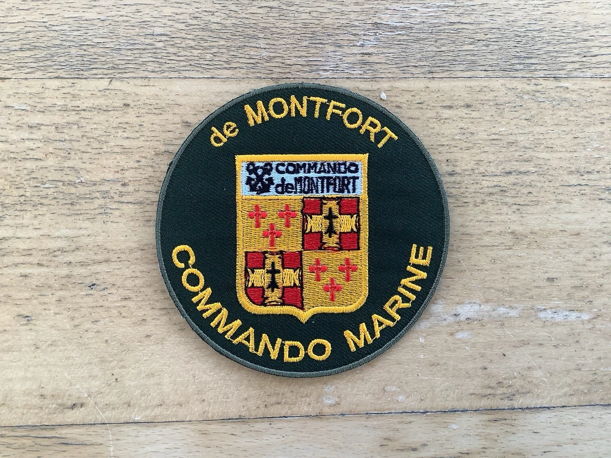Insigne Original Commando Marine DE-MONTFORT Indochine - Variante Avec Trait D'Union - Occasion