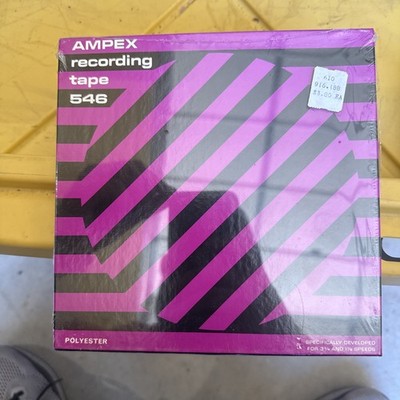 Ampex Reel to Reel Recording Tape 7'' Reel 10mil 1800 ft Mylar by Dupont Sealed