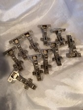 Lot of 10 Salice 2P6 Cabinet Door Hinges w/H023 Mounting Base Plate Self Closing