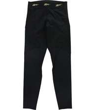 Reebok Womens Puremove Seasonal Compression Athletic Pants, Black, Small