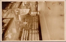 CANDY STORE Interior, Early Real Photo Postcard