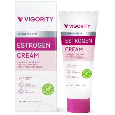 Estrogen Cream For Women, Natural 4 Ounce (Pack of 1), Multicolor