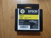 2027 GENUINE EPSON 770 YELLOW T46R4 INK T770 SURECOLOR SC-P700 FACTORY SEALED