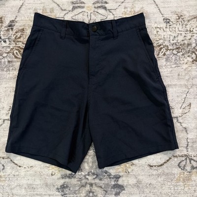 Panama Jack Tech Stretch Shorts Men's 30 Navy Blue 9'' Classic Fit Casual Light