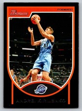 2007-08 Bowman #47 Andrei Kirilenko Utah Jazz