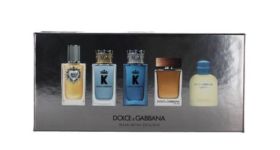 Dolce & Gabbana Mini Set 5ML (K EDT, K EDP, The One, Light Blue
