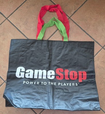 RAR Tasche / Shopper ''GAME STOP - POWER TO THE PLAYERS'' schwarz mit Schriftzug