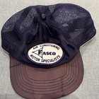 Fasco Air Conditioning Motor Specialists Mesh Trucker Hat Navy Blue 1983 — photo 1