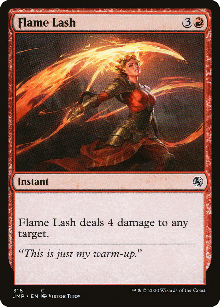 Flame Lash #316 (LP) Jumpstart JMP Magic MTG