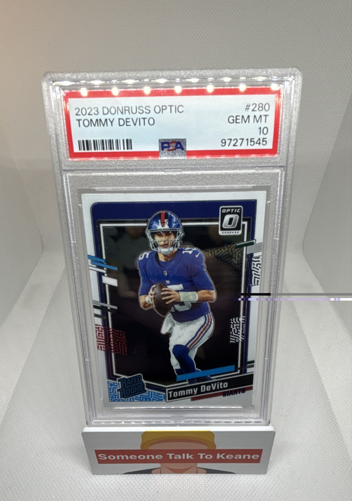 2023 Panini Donruss Optic - Rated Rookie Tommy DeVito #280 (RC)