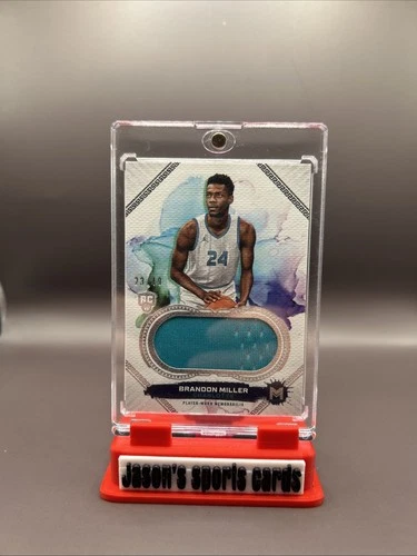 2024 Topps Motif Basketball Brandon Miller /49 Rookie Card Player Worn