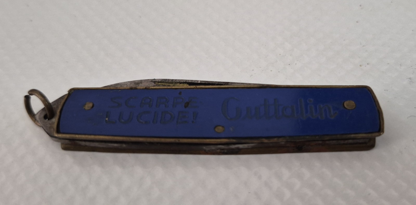 Coltellino Pubblicitario Guttalin Padova lucidi calzature Vintage