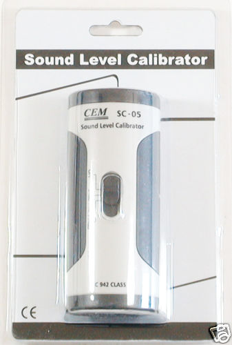 SC-05 Industrial Sound Level Meter Mic Calibrator 94 114 dB IEC 942 Class 2 NEW - Picture 1 of 1