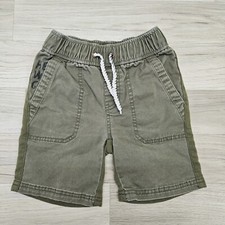 CAT JACK Boys Green Pull On Shorts XS 4/5